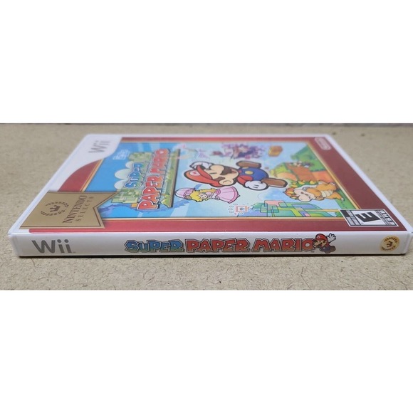 Nintendo Wii Super Paper Mario Game Complete With Manual Selects Edition Disc - Picture 4 of 5